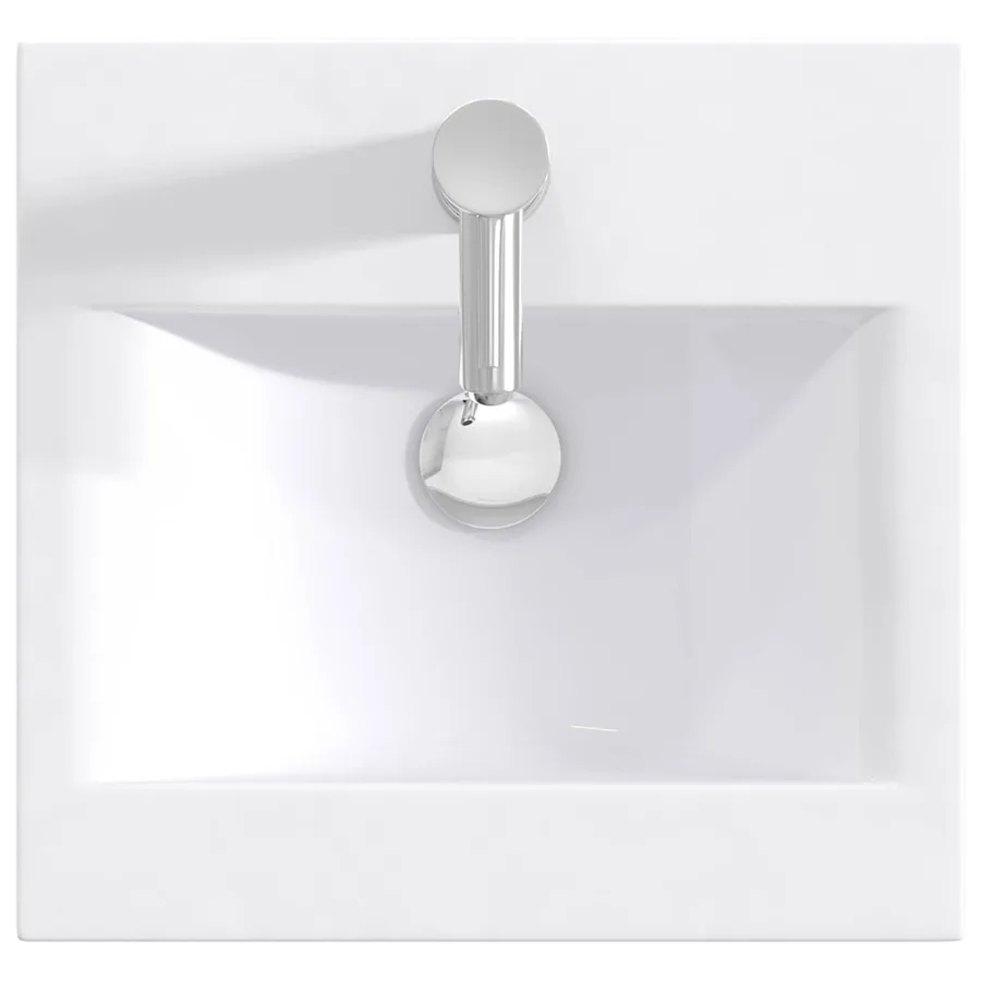 Meuble de salle de bain avec évier Sonoma gris - 6