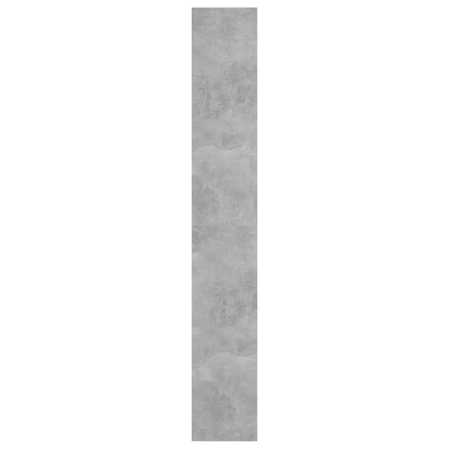 Bibliothèque/Séparateur de pièce Gris béton 60x30x198 cm - 5