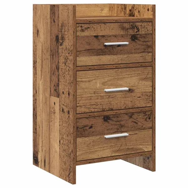 Tables de chevet Bois ancien 40 x 36 x 70 cm Bois d'ingénierie