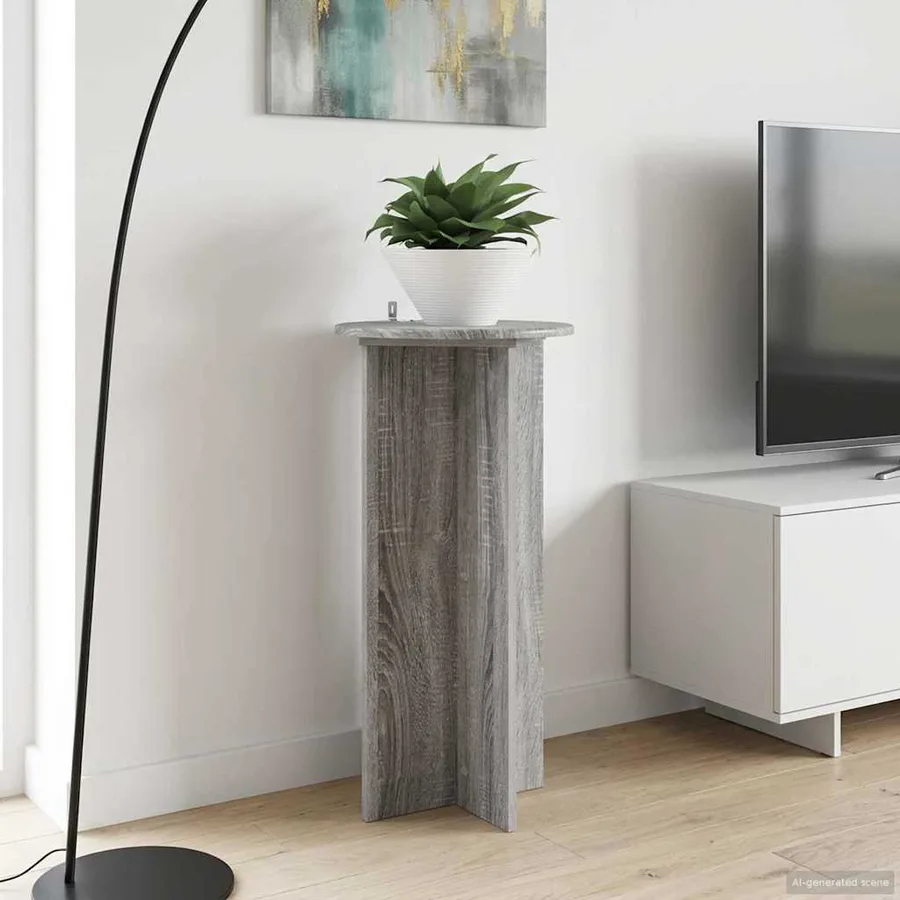 Support de Plante 2 pcs Sonoma gris 40 x 40 x 80 cm - 4