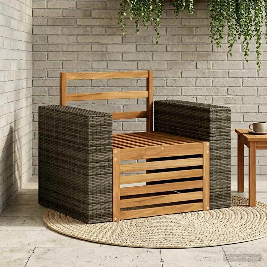 Sofa de milieu extérieur Naturel