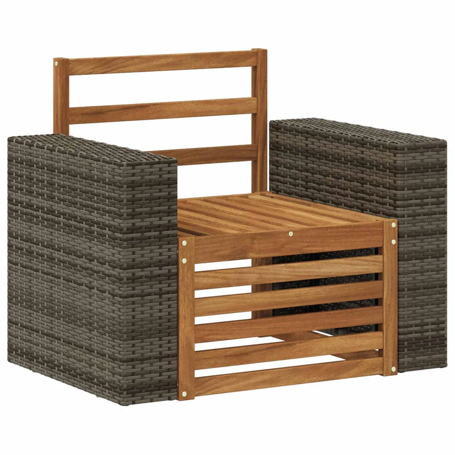 Sofa de milieu extérieur Naturel - 2