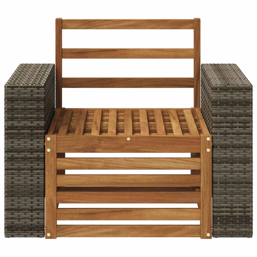 Sofa de milieu extérieur Naturel - 3