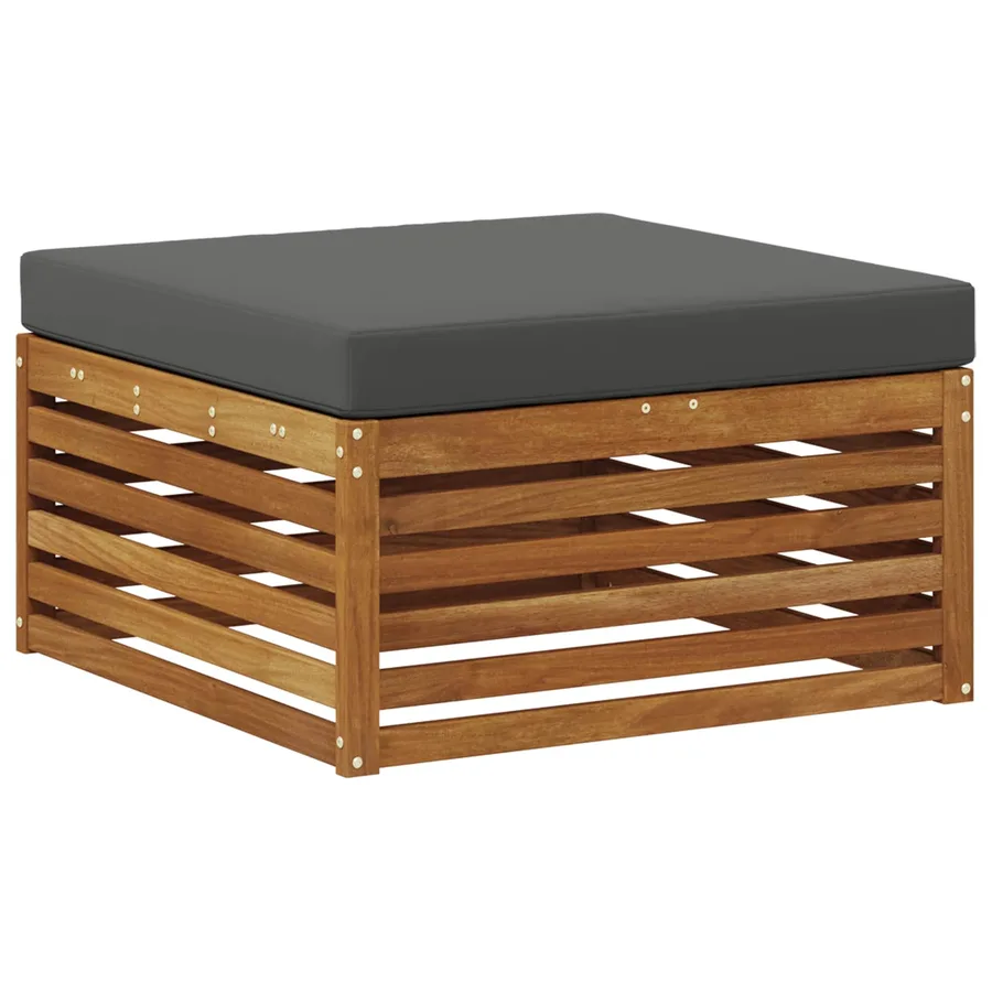 Ensemble de canapés d'extérieur 6 pcs Naturel et Anthracite - 4