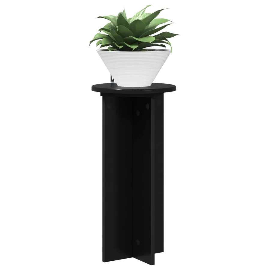 Support de Plante 2 pcs Noir 29,5 x 29,5 x 60 cm - 3