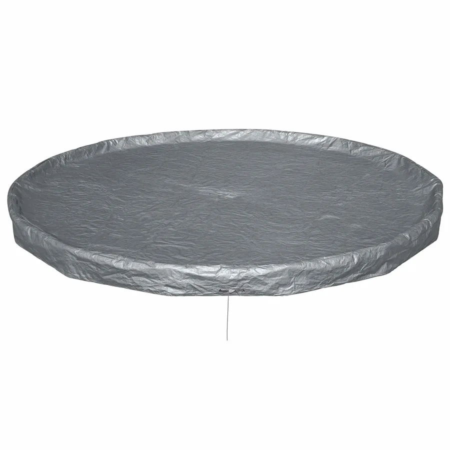 Bestway Couverture de piscine 1 Ø4,57 m Rond Polyester Gris for - 3