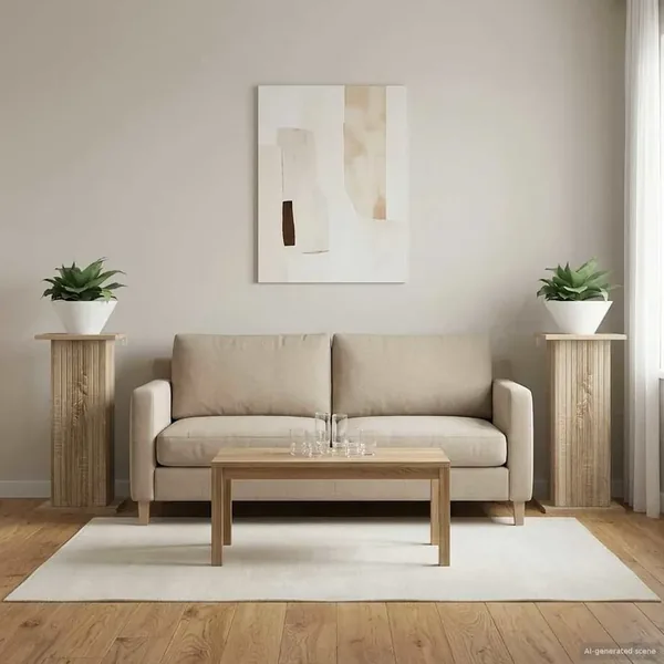 Support de Plante 2 pcs Chêne Sonoma 30,5 x 30 x 60,5 cm