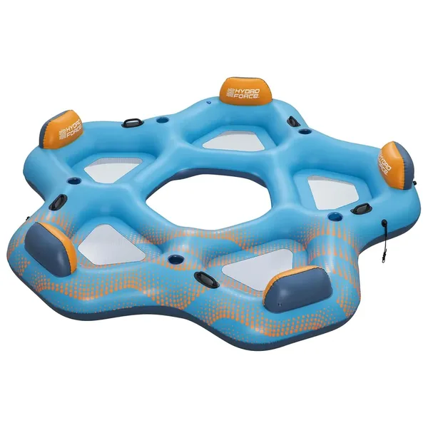Bestway Île flottante Hydro-Force Bleu 300 x 287 cm PVC