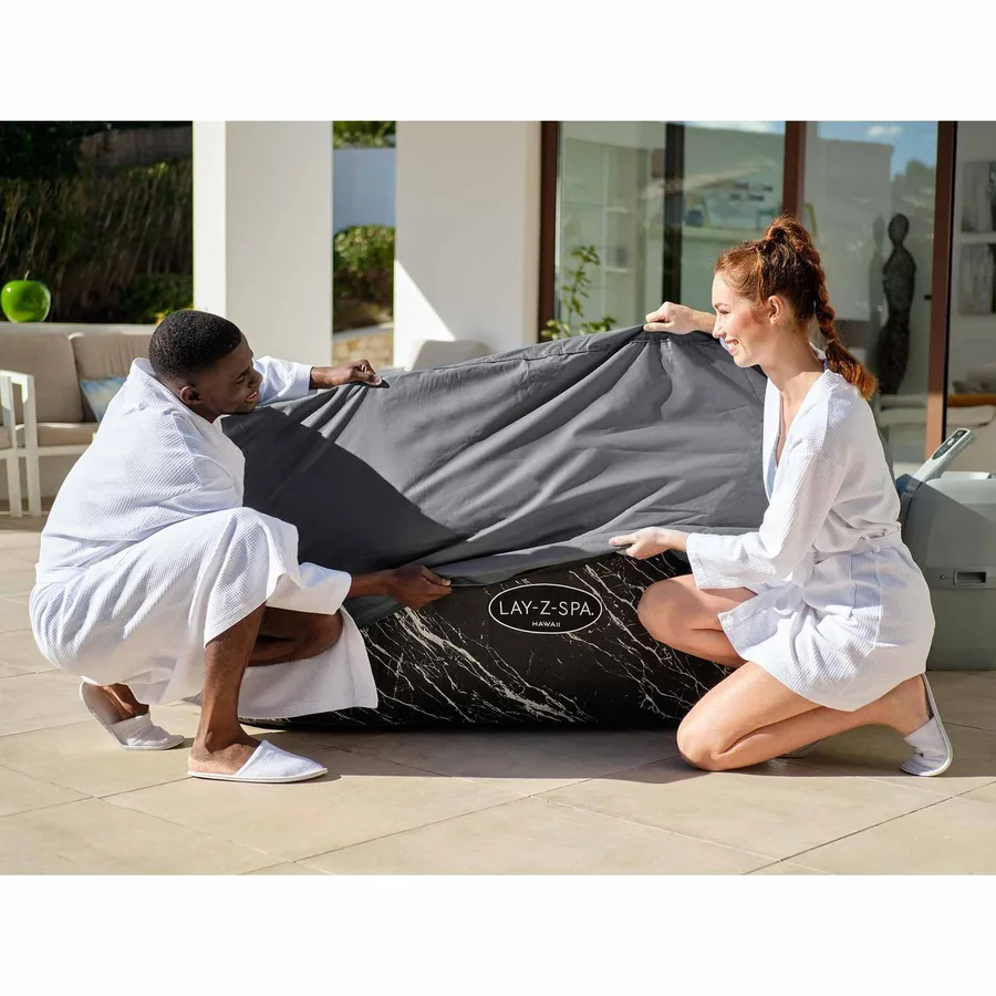 Bestway Housse Gris 180 x 180 x 71 cm PVC et POM - 5