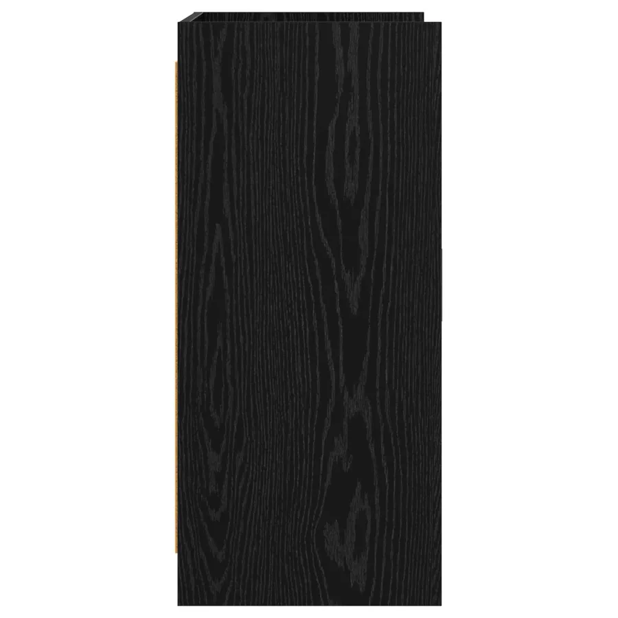 Buffet Chêne noir 72 x 36 x 80 cm Bois d'ingénierie - 6