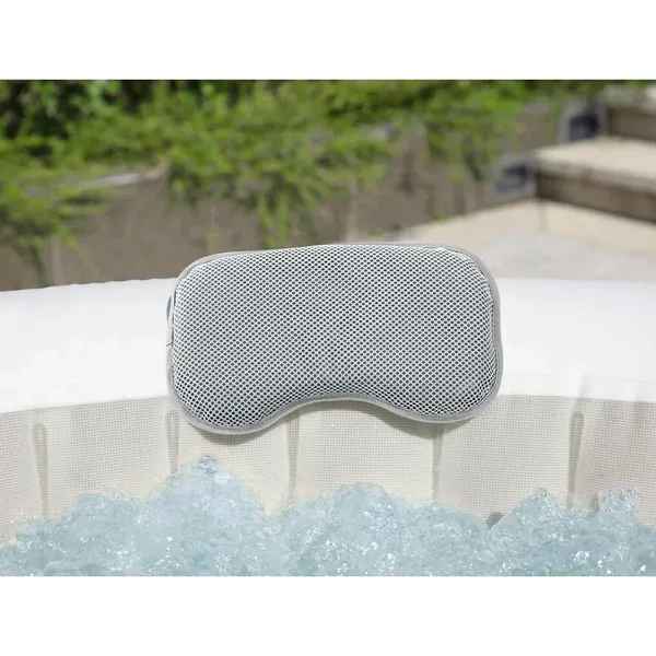 Bestway Coussin de bain spa 2 pcs Gris 23 x 13 x 5 cm Acier et PVC