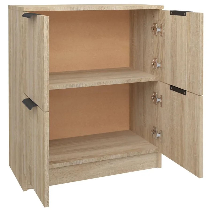 Buffet Chêne sonoma 60x30x70 cm Bois d'ingénierie - 7
