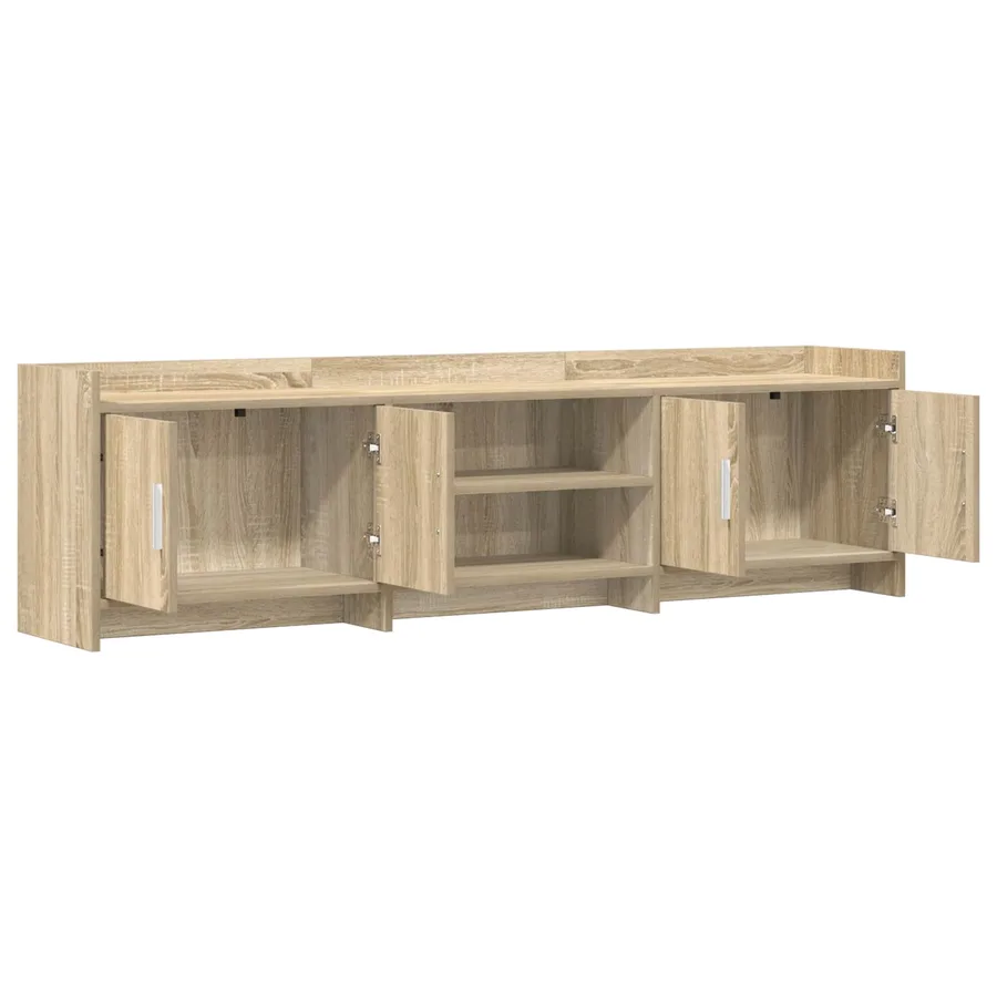 Meuble TV 168 x 33 x 47 cm Chêne Sonoma Bois d'ingénierie - 4