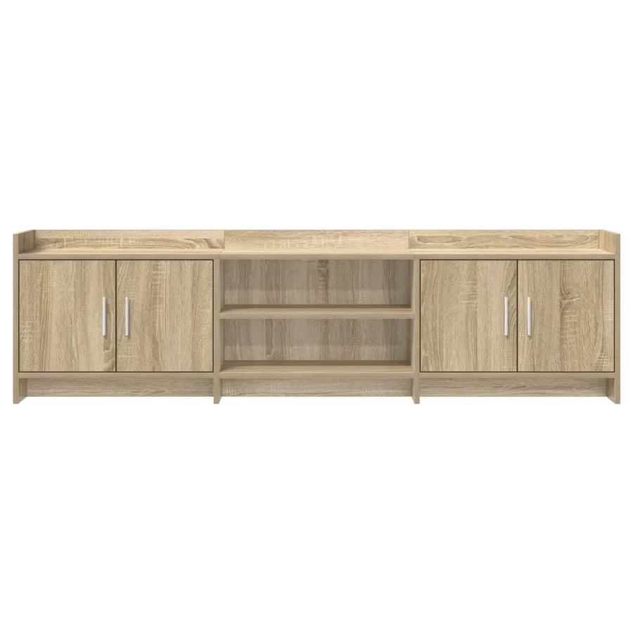 Meuble TV 168 x 33 x 47 cm Chêne Sonoma Bois d'ingénierie - 5