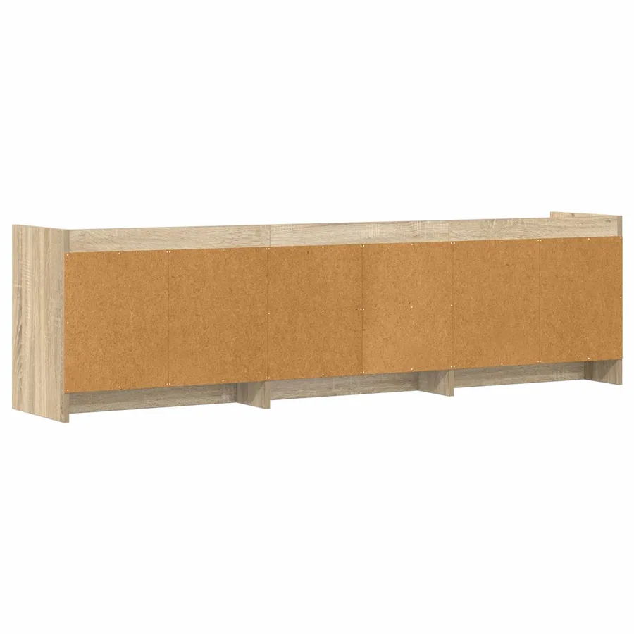Meuble TV 168 x 33 x 47 cm Chêne Sonoma Bois d'ingénierie - 7