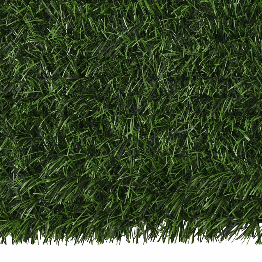 Clôture Artificielle Vert clair 1 x 6 m PVC et Acier - 4