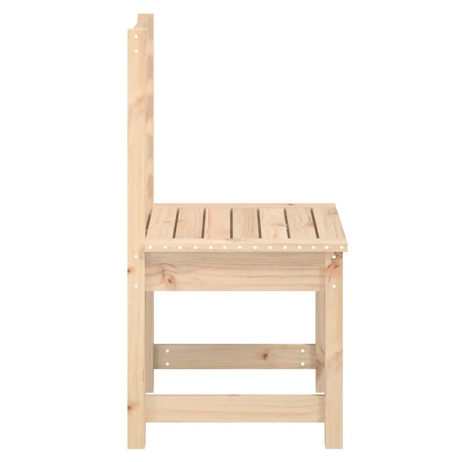 Chaises de jardin lot de 2 50x48x91,5 cm bois massif de pin - 5