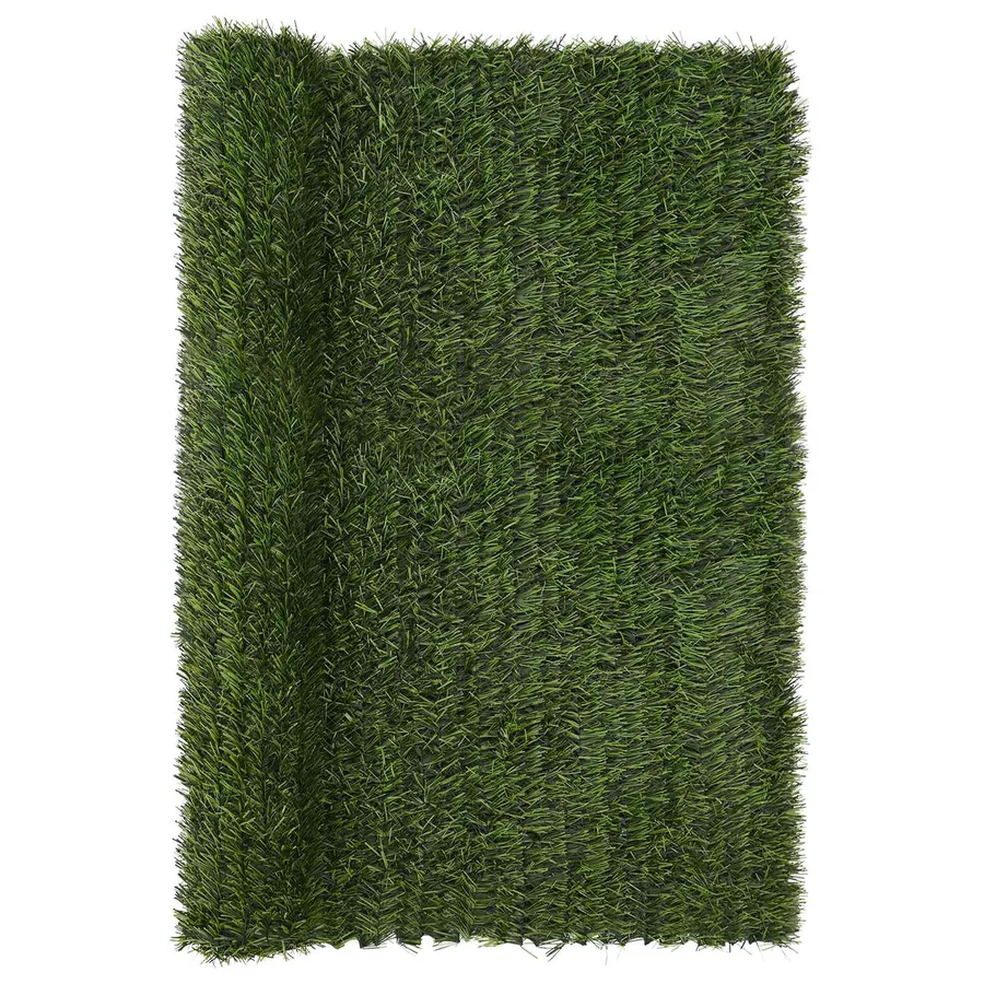 Clôture Artificielle Vert clair 1,5 x 3 m PVC et Acier - 2