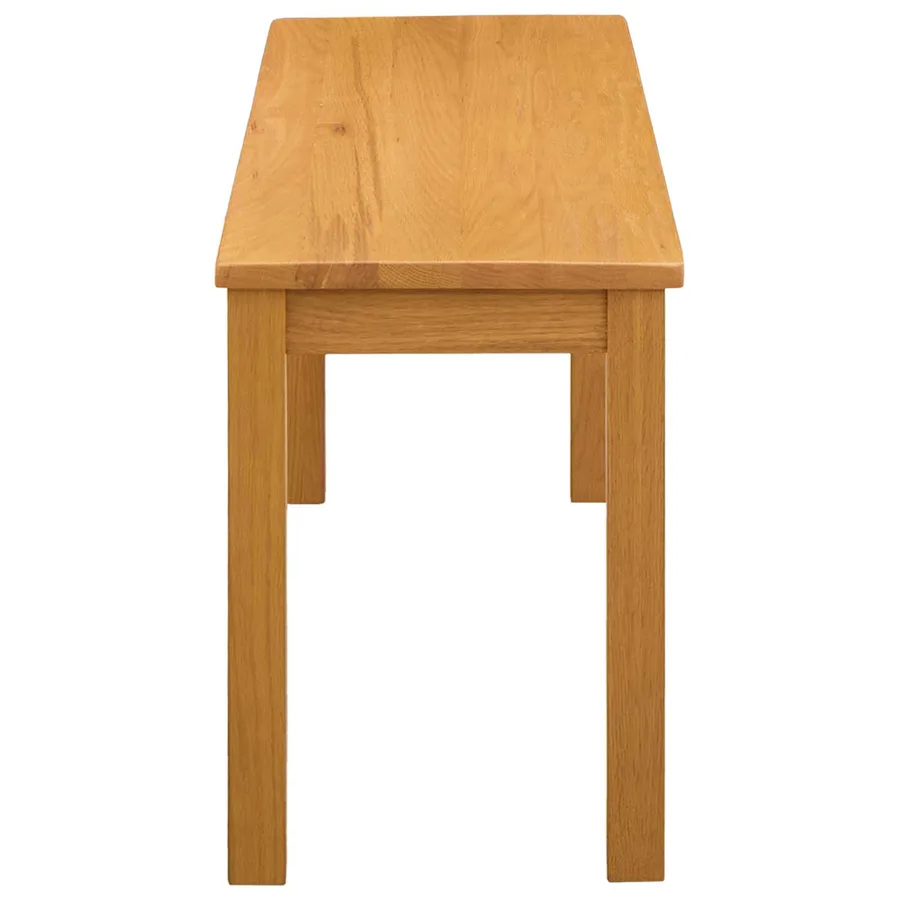 Banc de salle à manger 95 x 32 x 45 cm Bois de chêne massif - 4