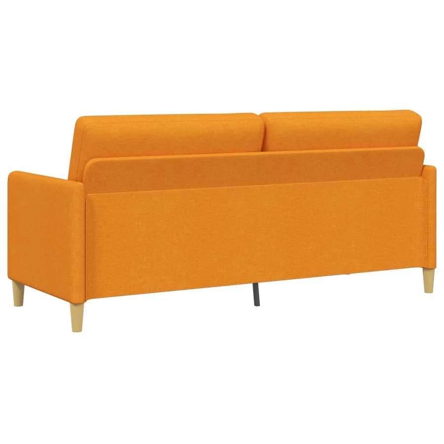 Sofa avec rangement Jaune foncé 192 x 78 x 87 cm Polyester - 5