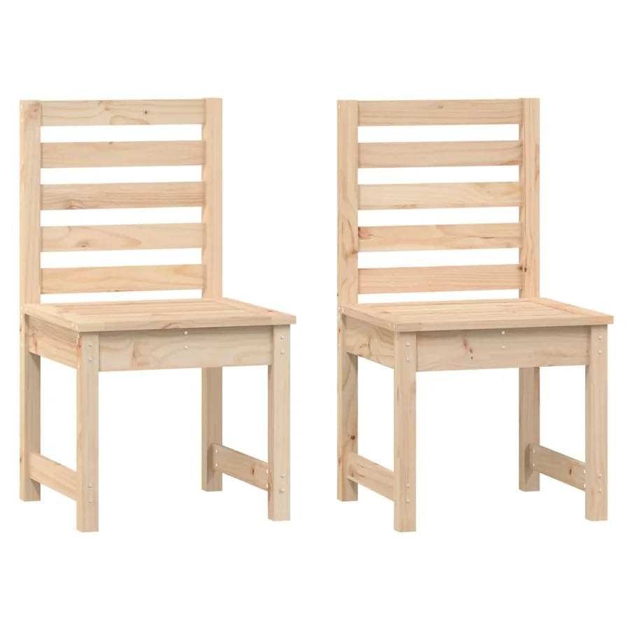 Ensemble de bistrot de jardin 3 pcs bois de pin massif - 6