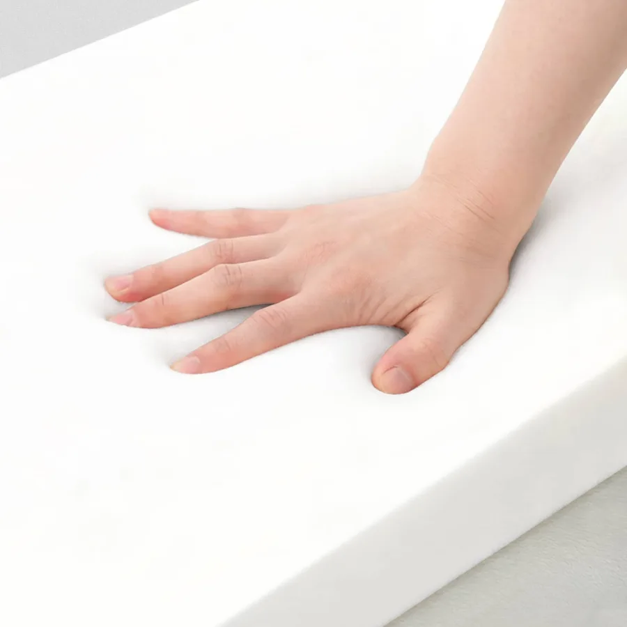 banc Uni Crème 80 x 40 x 46 cm Bouclé - 7