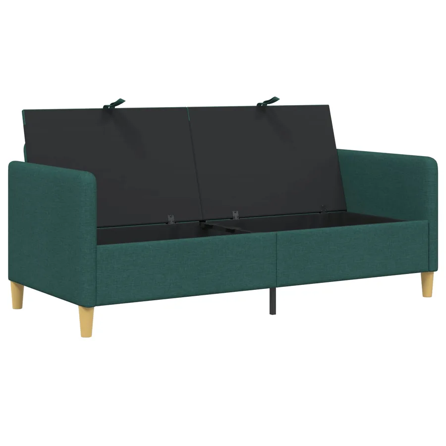 Sofa avec rangement Vert foncé 172 x 78 x 87 cm Polyester - 4