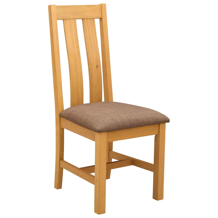 Chaise de salle à manger 2 pcs Bois de chêne massif Gris - 2