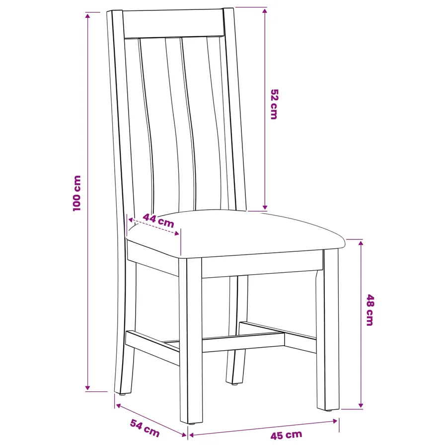 Chaise de salle à manger 2 pcs Bois de chêne massif Gris - 8