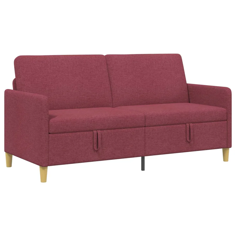 Sofa avec rangement Bordeaux 172 x 78 x 87 cm Polyester - 2