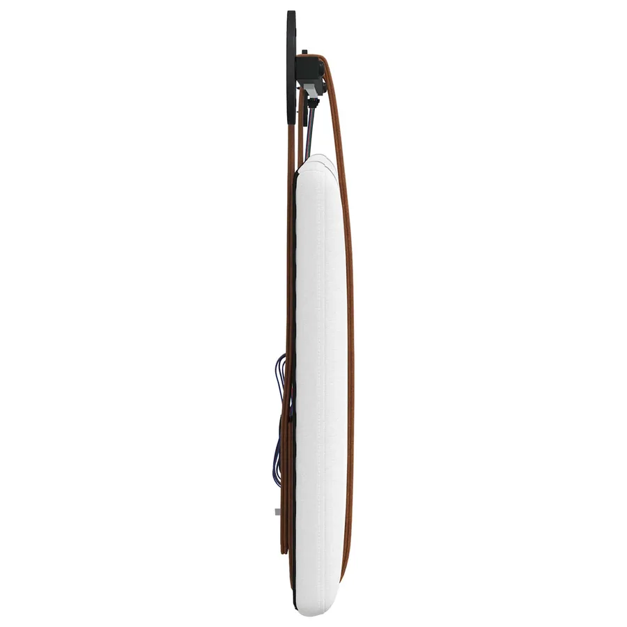Tête de lit suspendue Avec lumière LED Blanc PU antique - 7