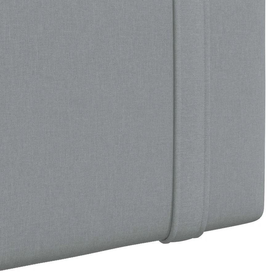 Tête de lit suspendue Avec lumière LED Gris clair Tissu - 9