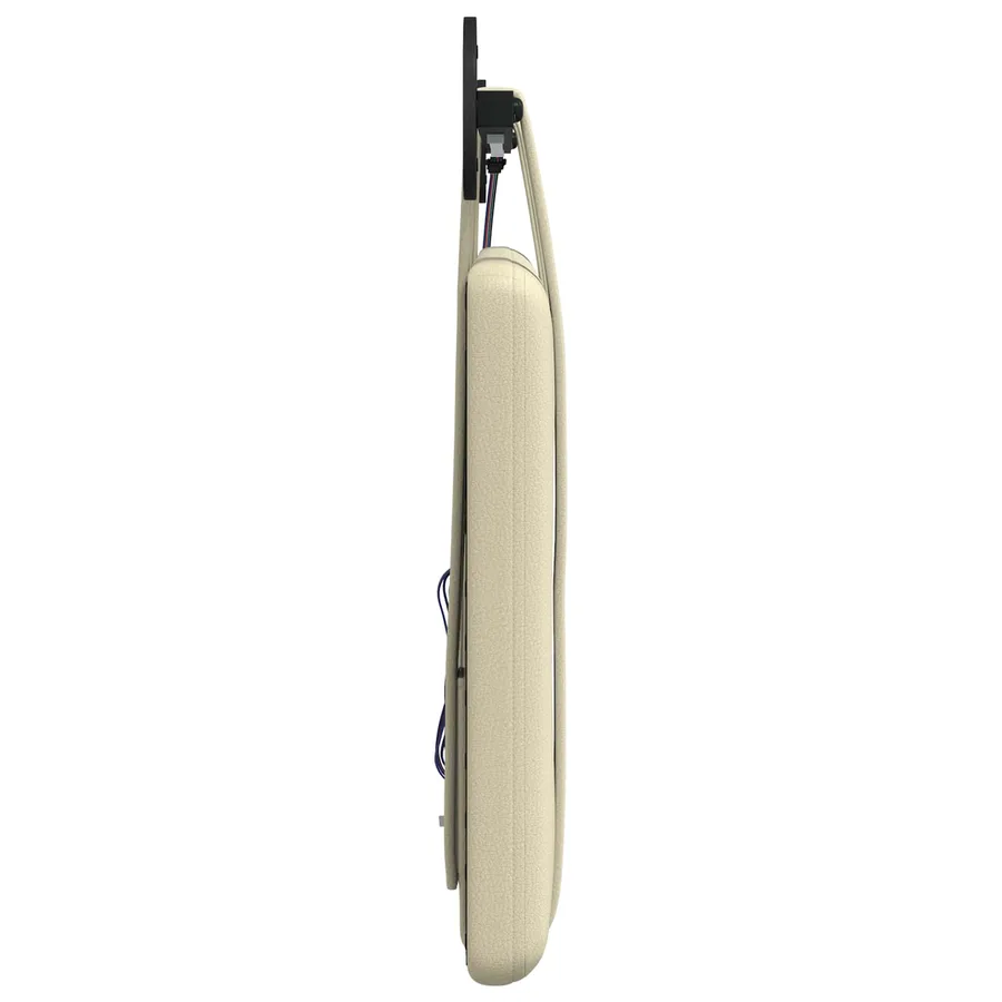 Tête de lit suspendue Avec lumière LED Crème Simili cuir - 7