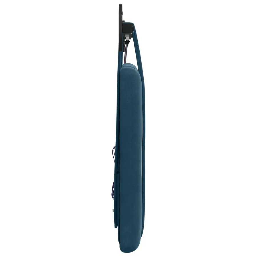 Tête de lit suspendue Avec lumière LED Bleu Velours - 7
