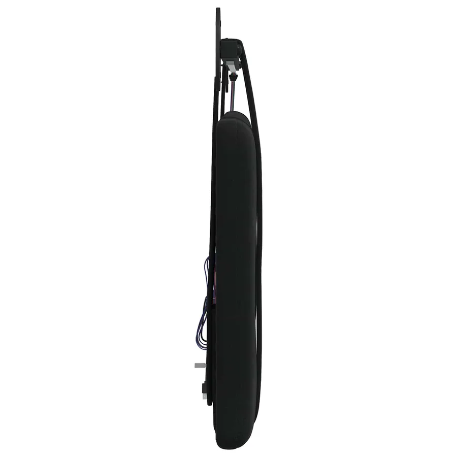 Tête de lit suspendue Avec lumière LED Noir Velours - 7