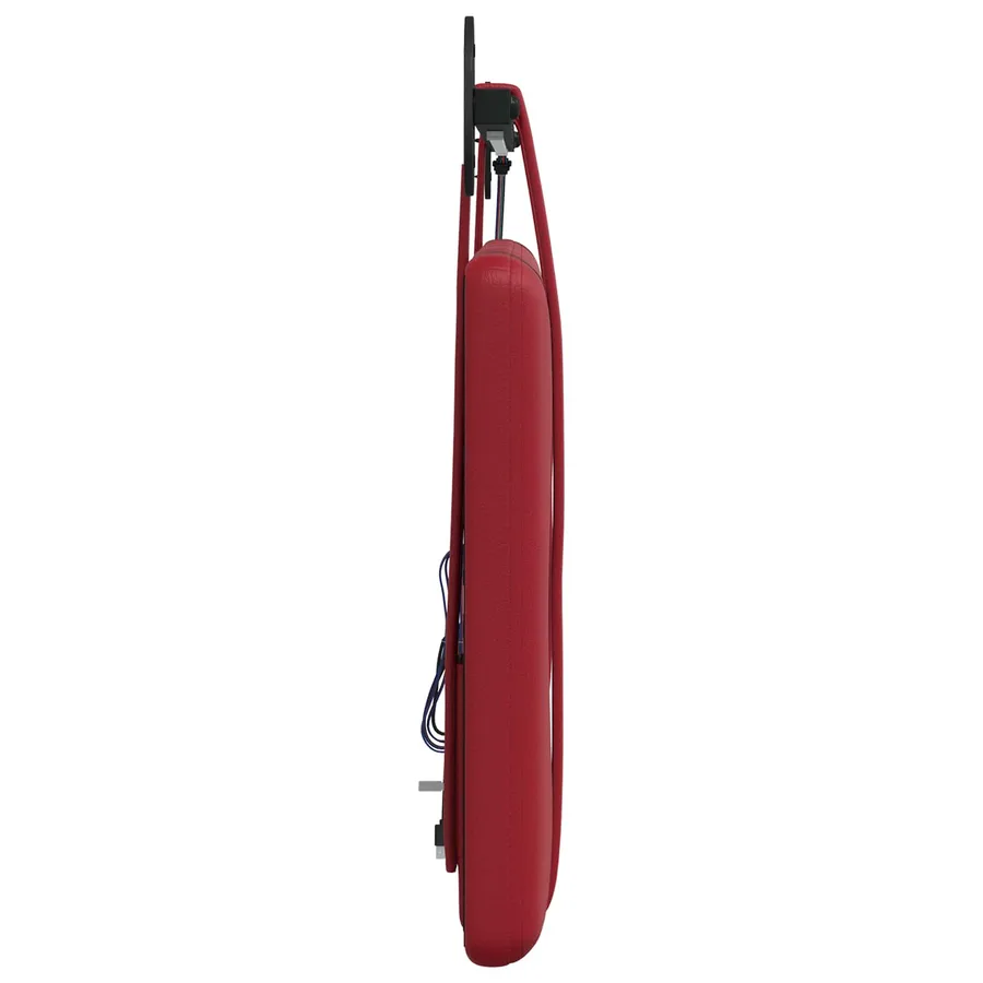 Tête de lit suspendue Avec lumière LED Bordeaux Simili cuir - 7