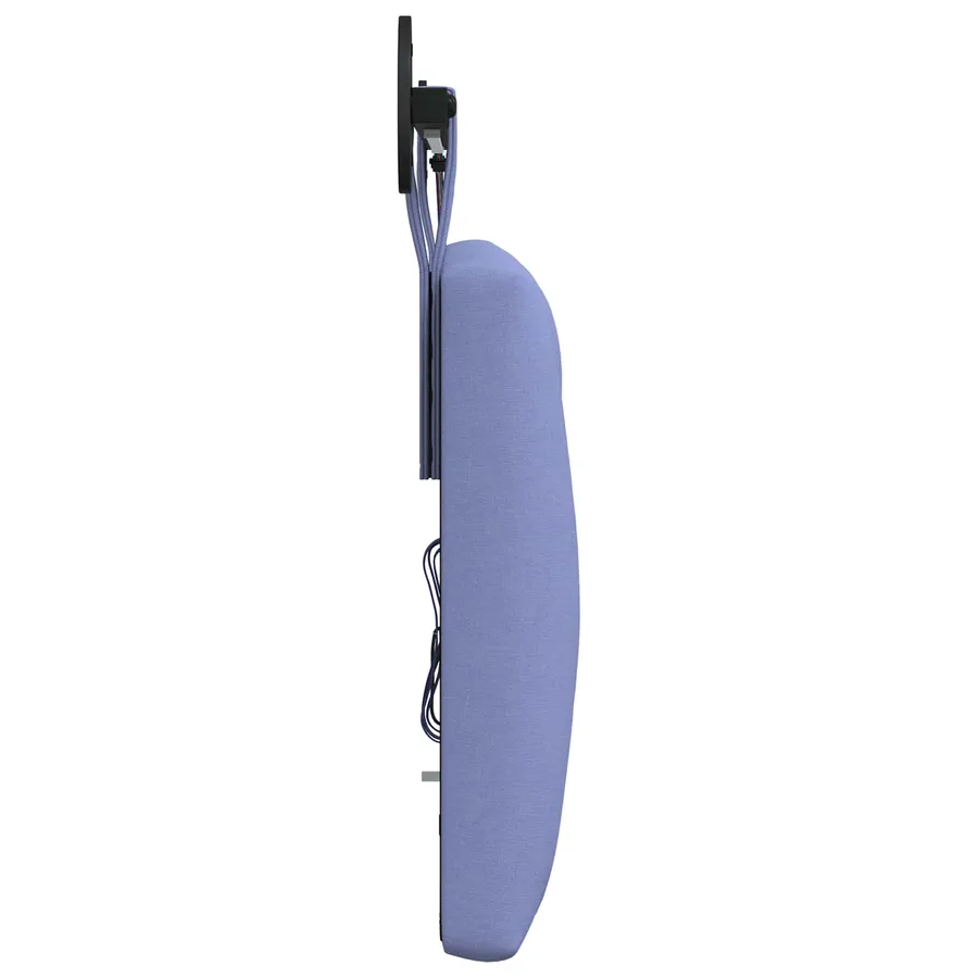 Tête de lit suspendue Avec lumière LED Bleu denim Tissu - 7