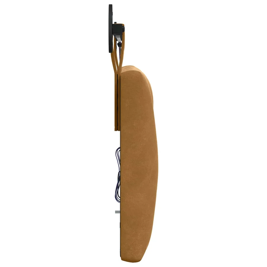 Tête de lit suspendue Avec lumière LED Marron Velours - 7