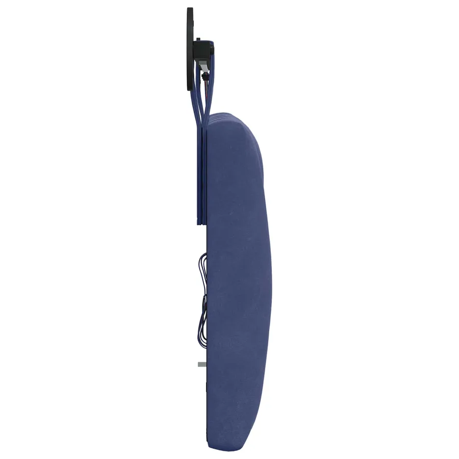 Tête de lit suspendue Avec lumière LED Bleu police Velours - 7