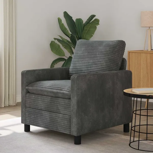 Canapé Gris clair 76 x 81 x 87,5 cm Polyester