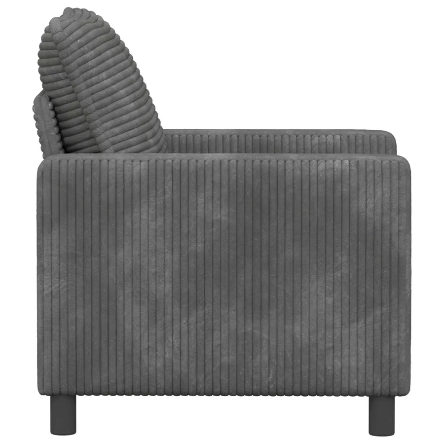 Canapé Gris clair 76 x 81 x 87,5 cm Polyester - 4