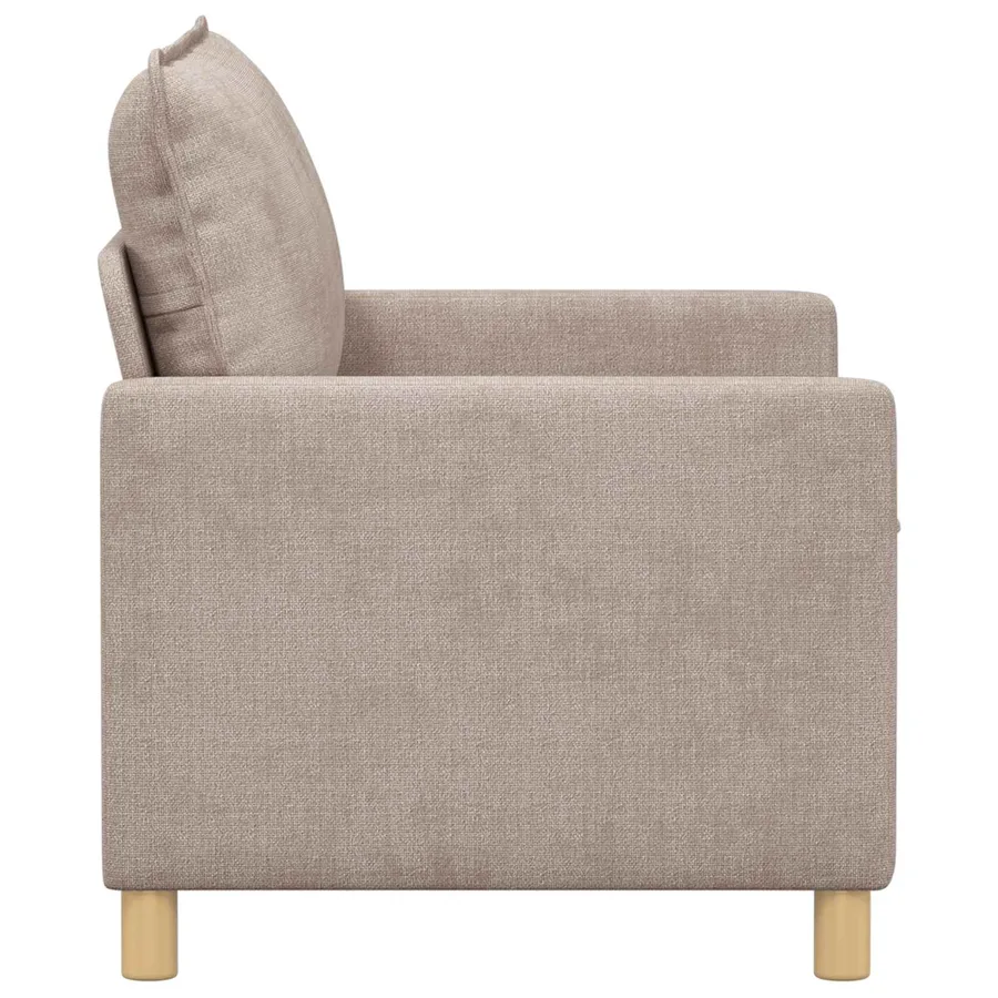 Canapé Beige 126 x 81 x 87,5 cm Polyester - 4