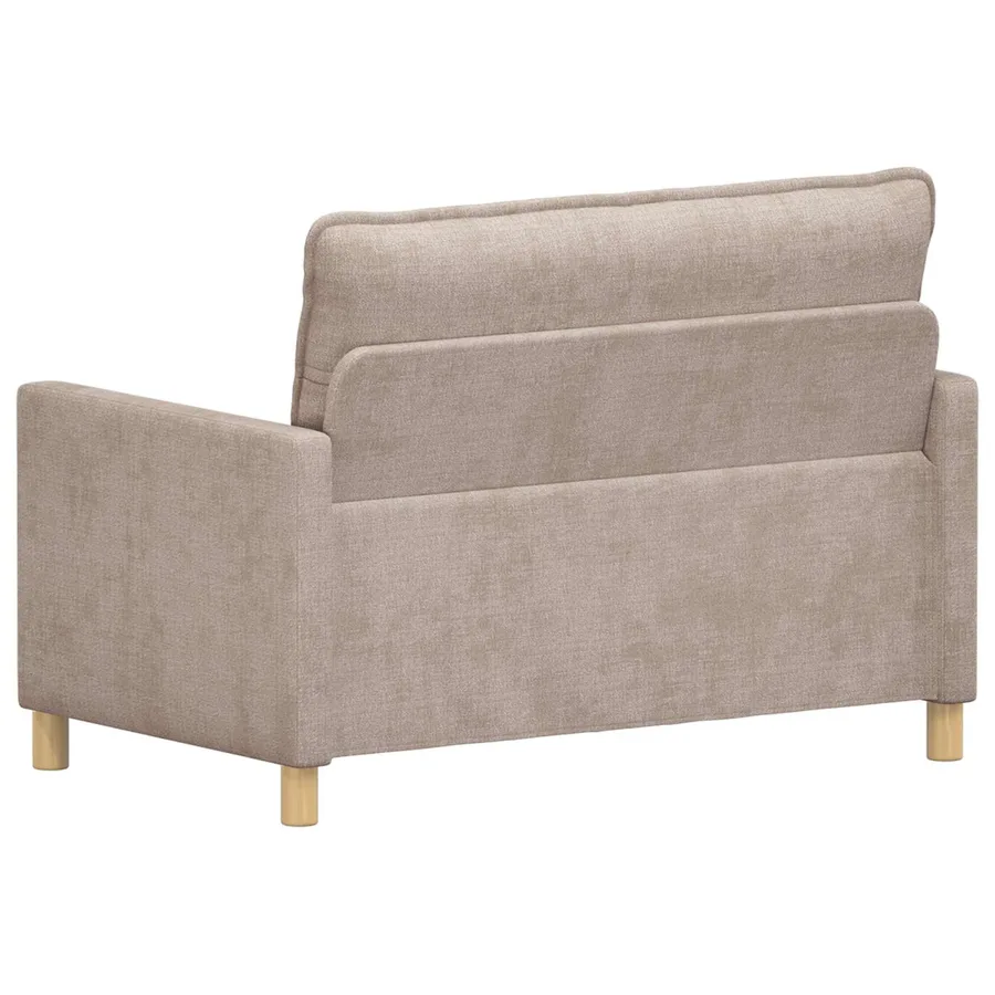 Canapé Beige 126 x 81 x 87,5 cm Polyester - 5