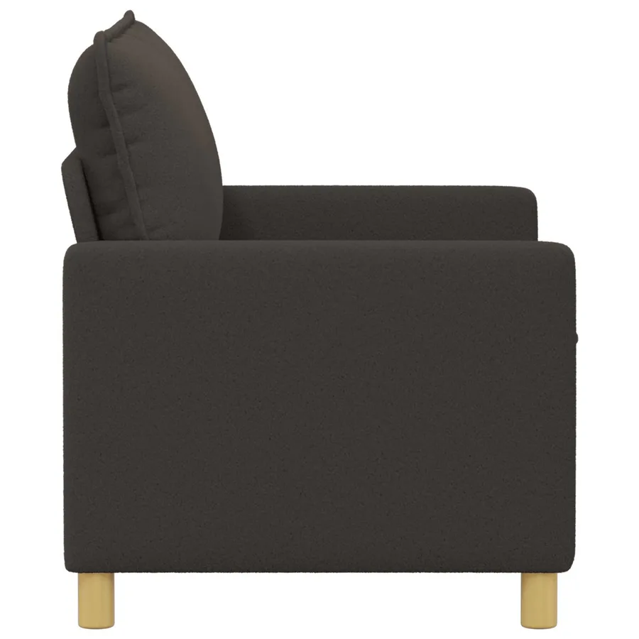 Canapé Gris foncé 126 x 81 x 87,5 cm Tissu - 4