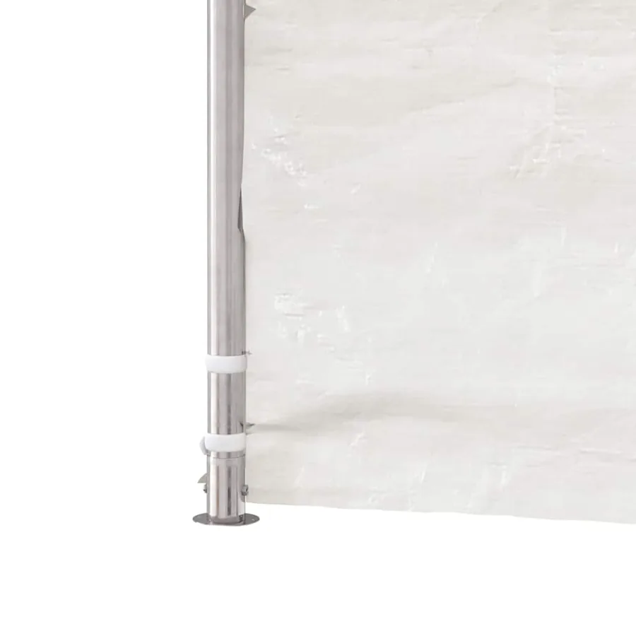 Belvédère avec toit blanc 8,92x4,08x3,22 m polyéthylène - 6