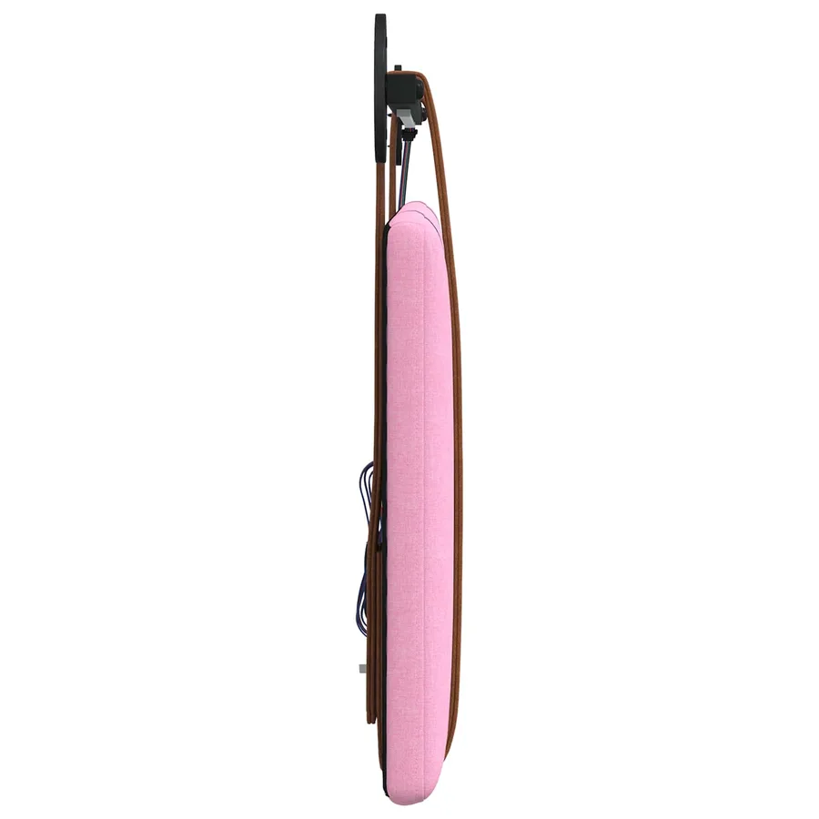Tête de lit suspendue Avec lumière LED Rose PU antique - 7