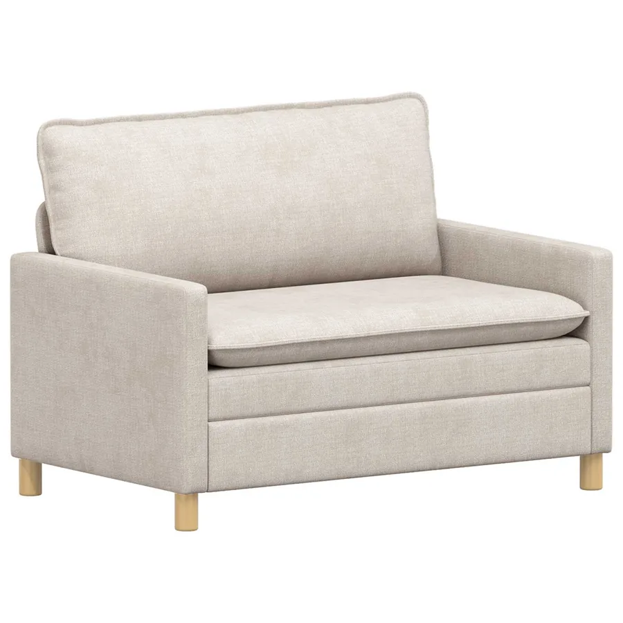 Ensemble de Canapés 2 pcs Crème Polyester - 4