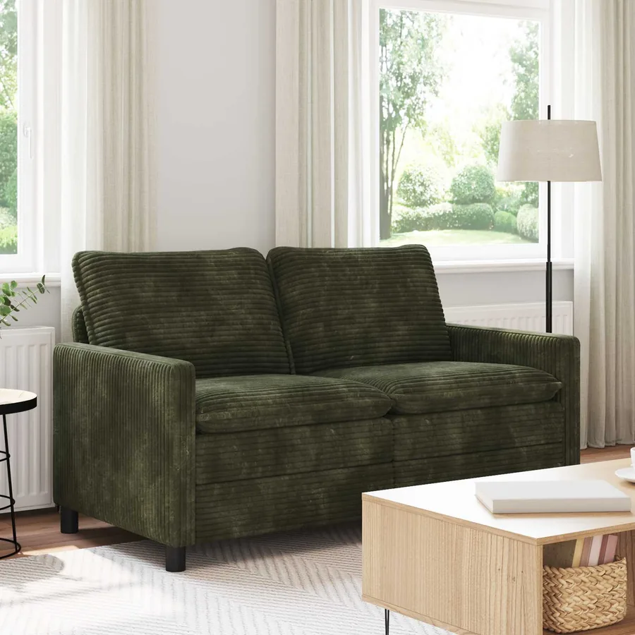 Canapé Vert 156 x 81 x 87,5 cm Polyester