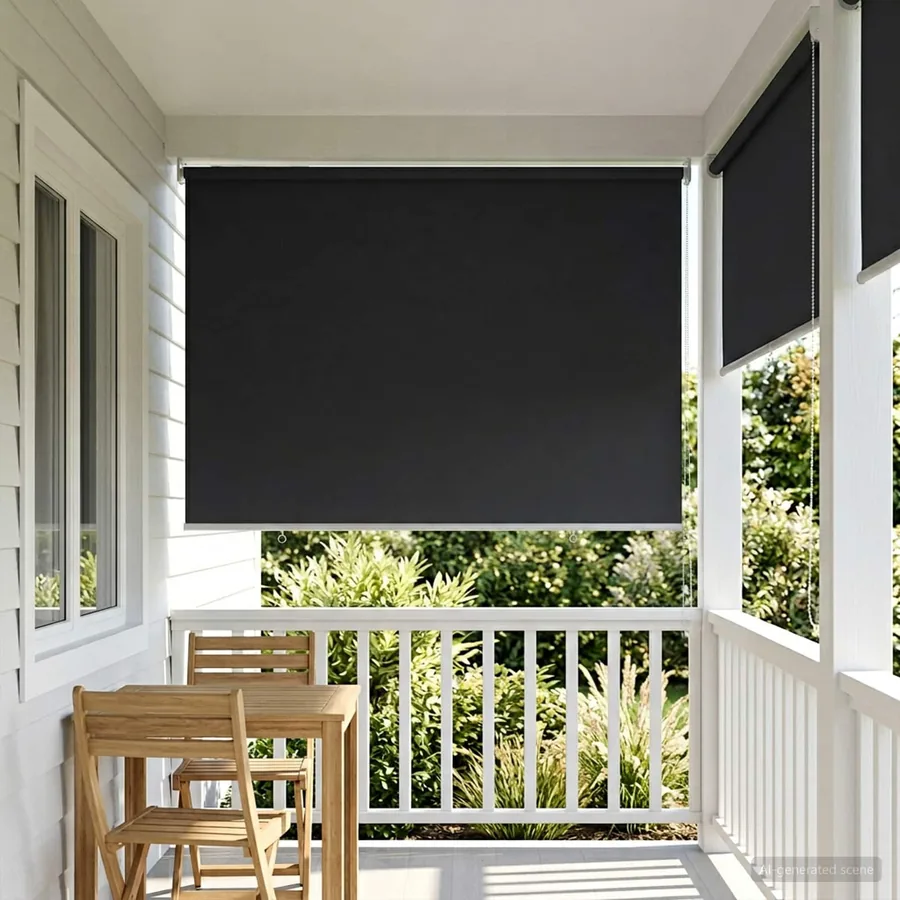 Store roulant extérieur protection UV Anthracite Polyester