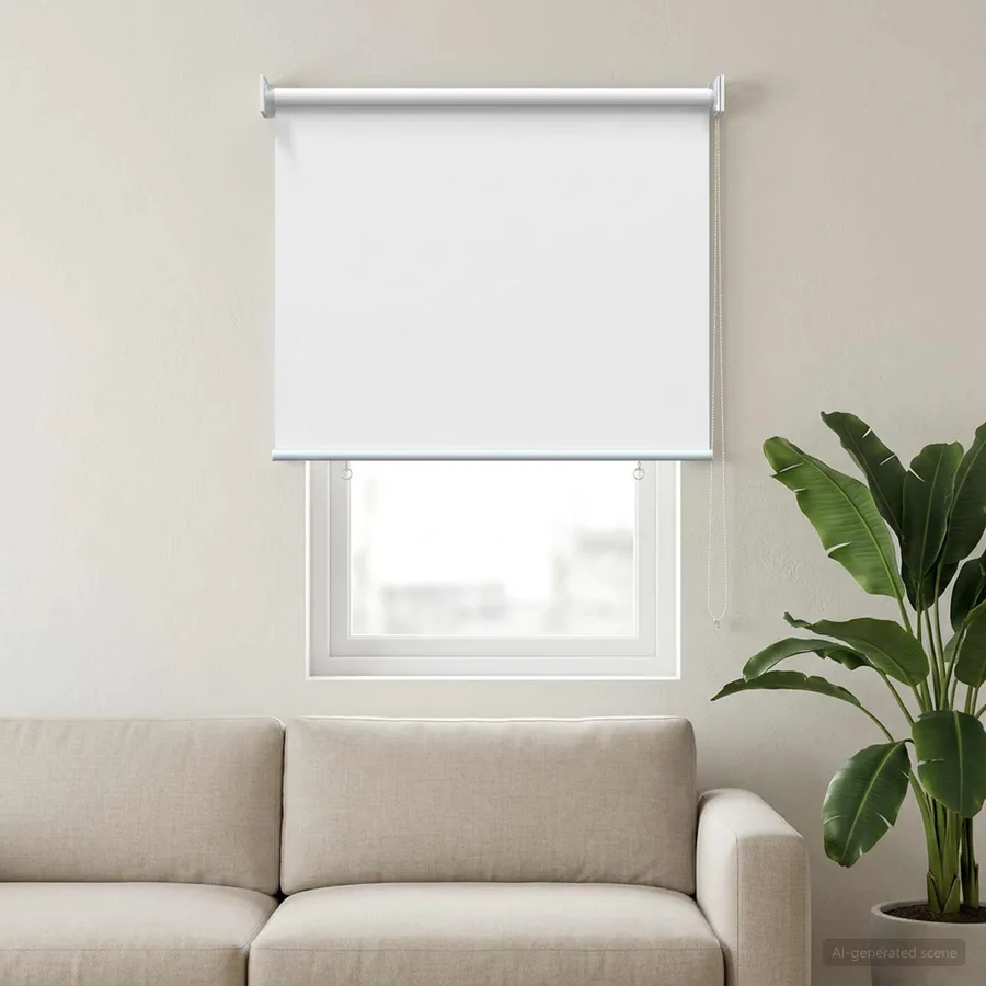 Store roulant extérieur protection UV Blanc 65 x 140 cm (L x H) - 3